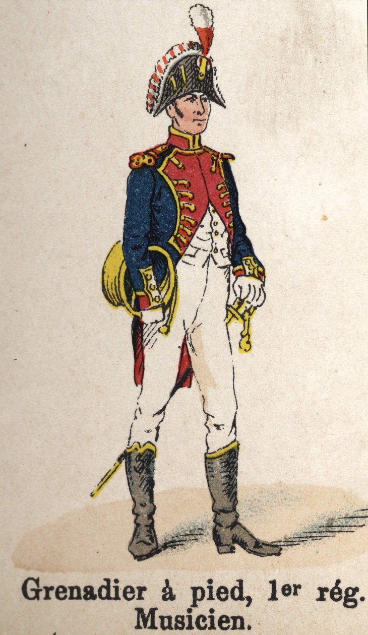 Guardia Imperial Napoleón I: Granadero a pie de French School