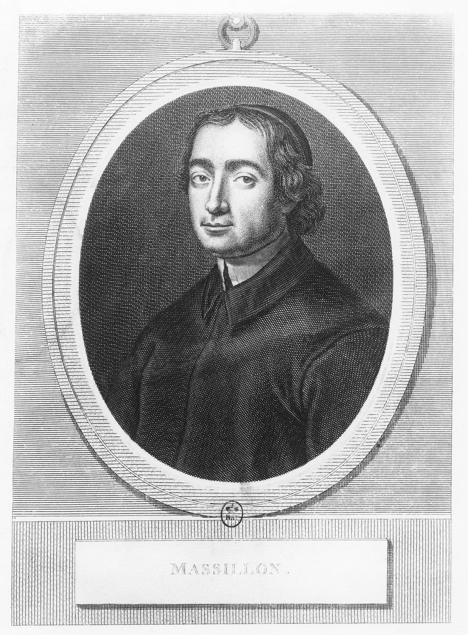 Jean-Baptiste Massillon (grabado) de French School