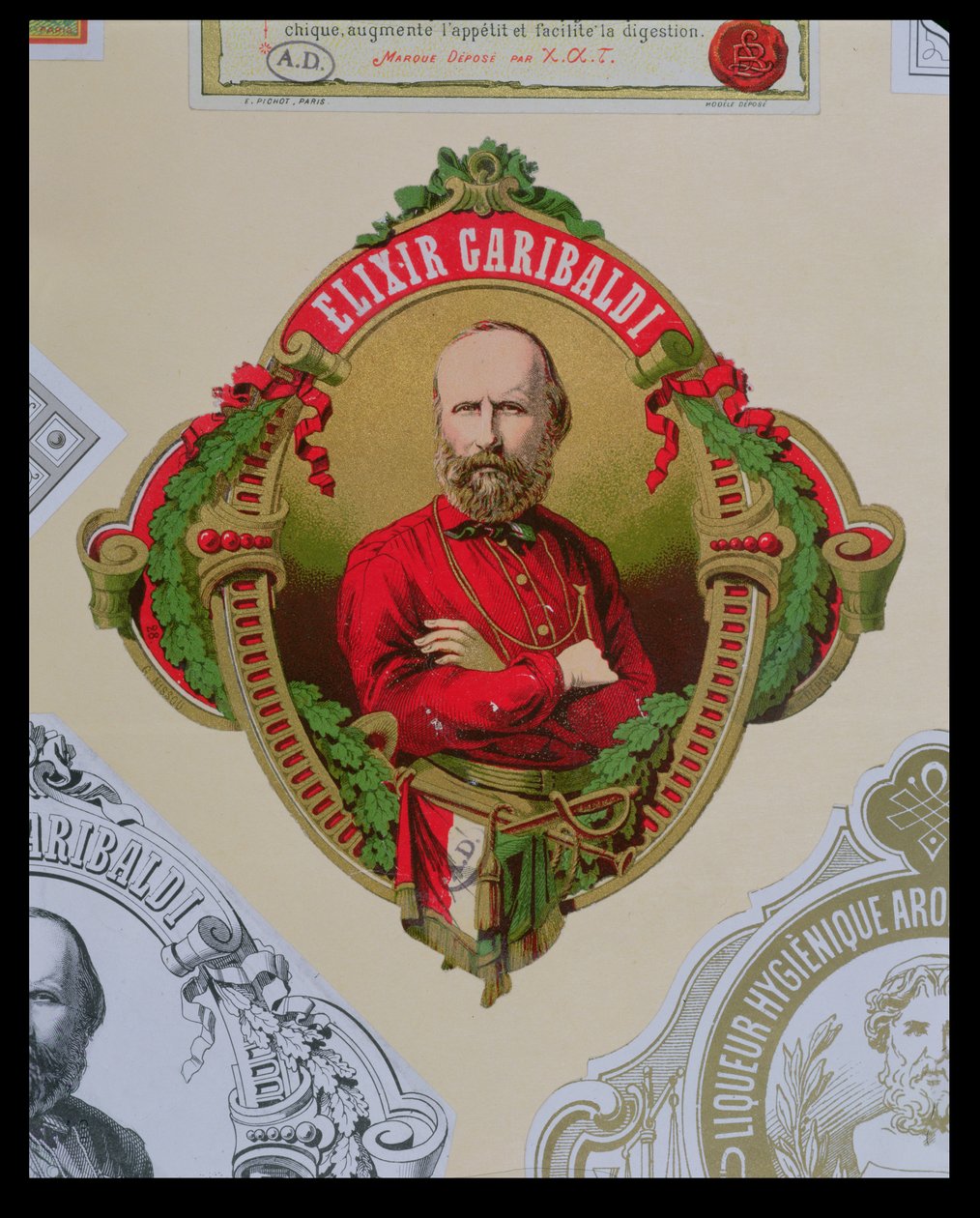 Etiqueta para Elixir Garibaldi de French School