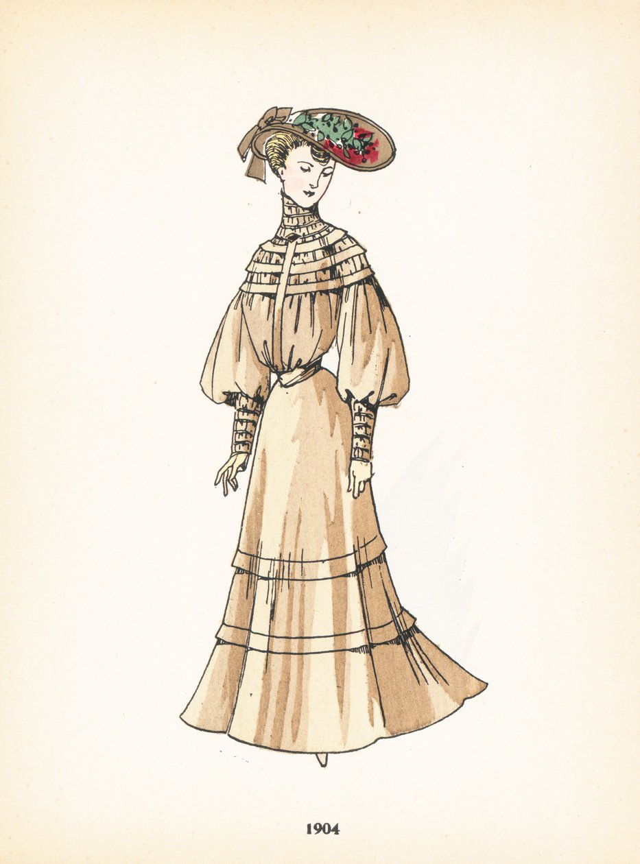 Moda femenina, 1904 de French School