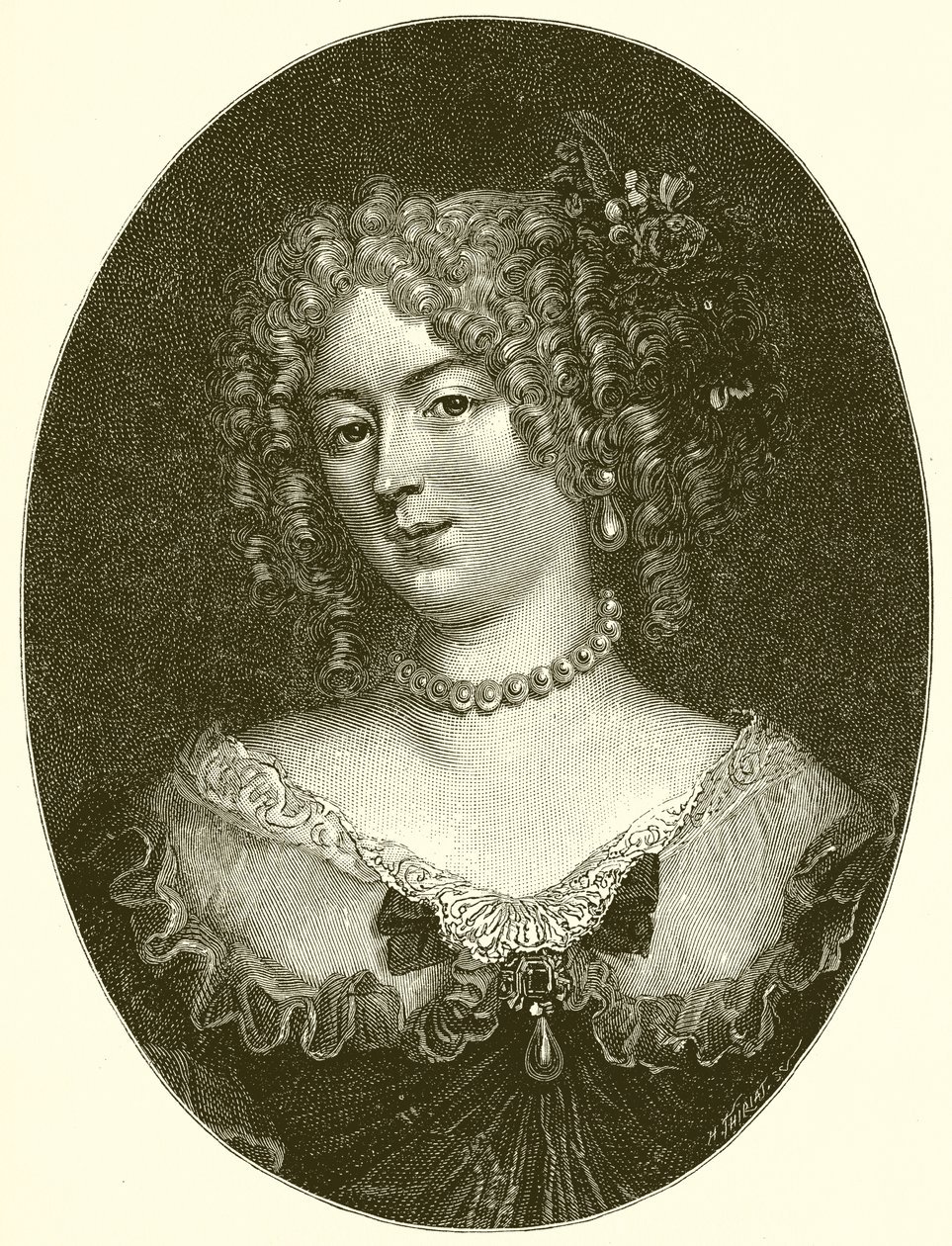 Madame de Grignan de French School