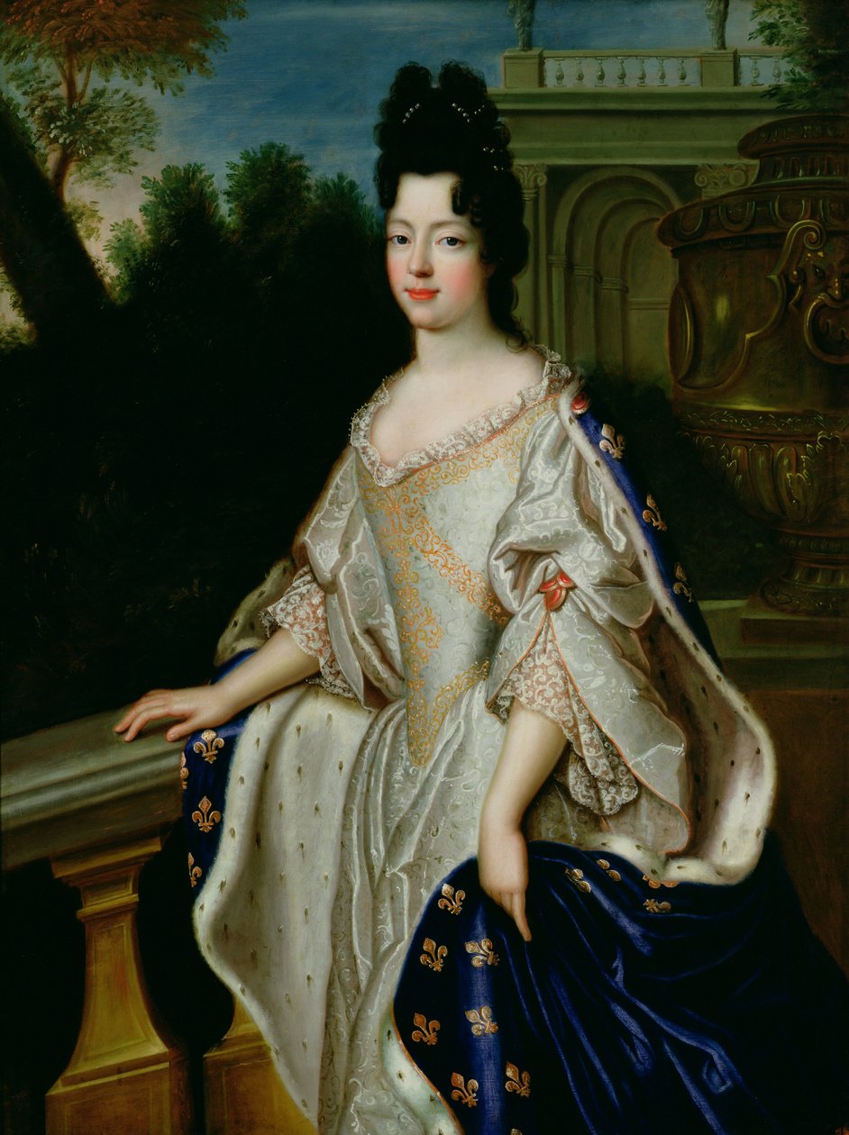 Marie-Adelaide de Savoie (1685-1712) Duquesa de Borgoña de French School