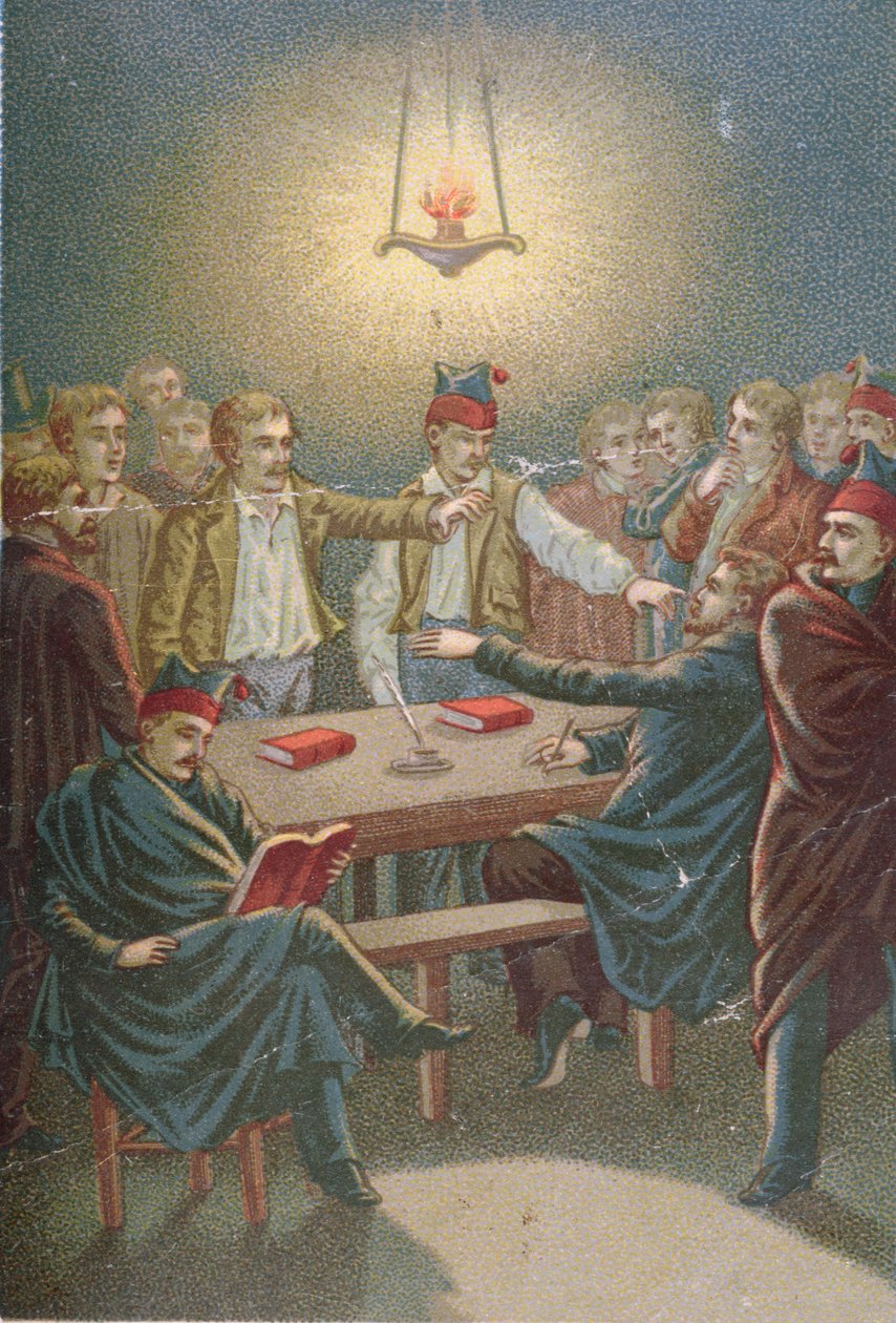 Reunión de los Carbonarios, c.1815-30 de French School
