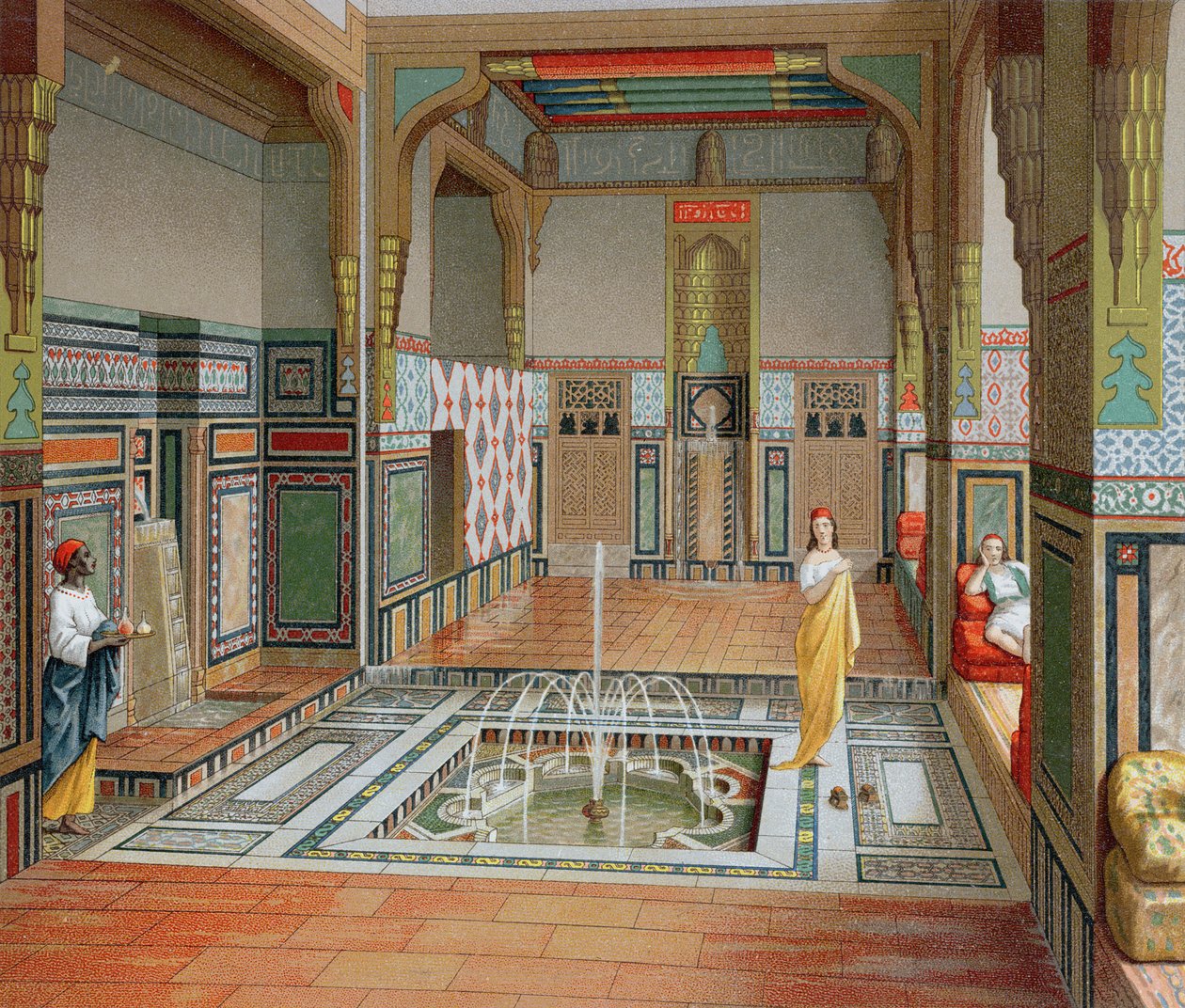 Interior morisco, c.1880 de French School