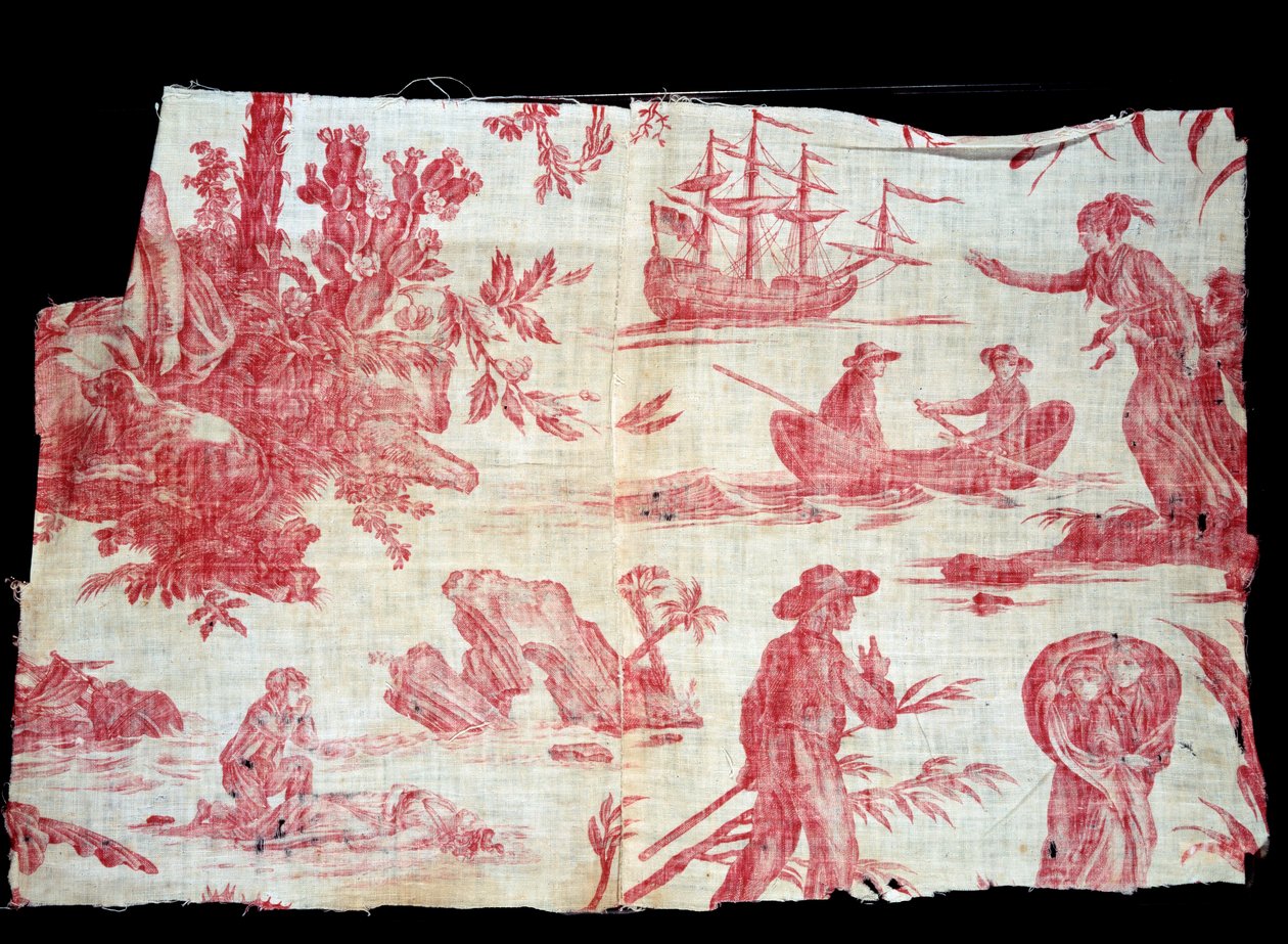 Paul y Virginie Toile de Jouy de French School