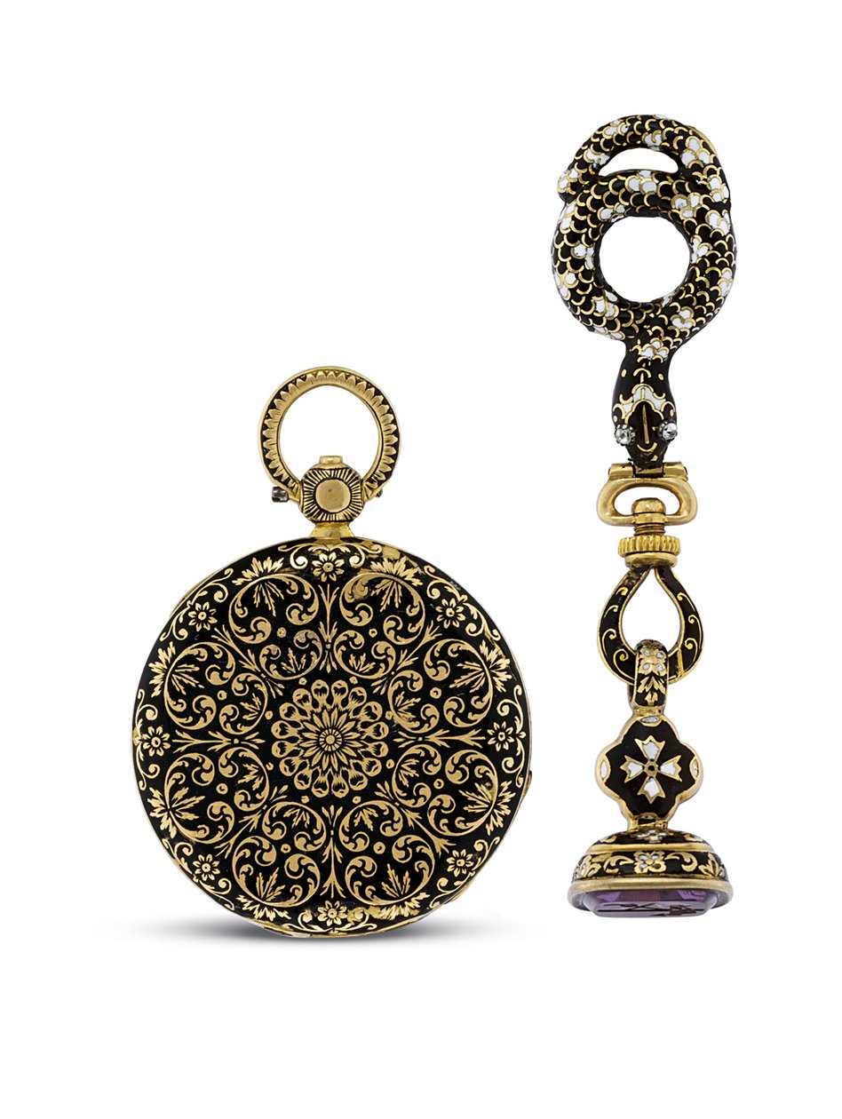 Reloj de bolsillo colgante, Blondeau, París, c.1830 de French School