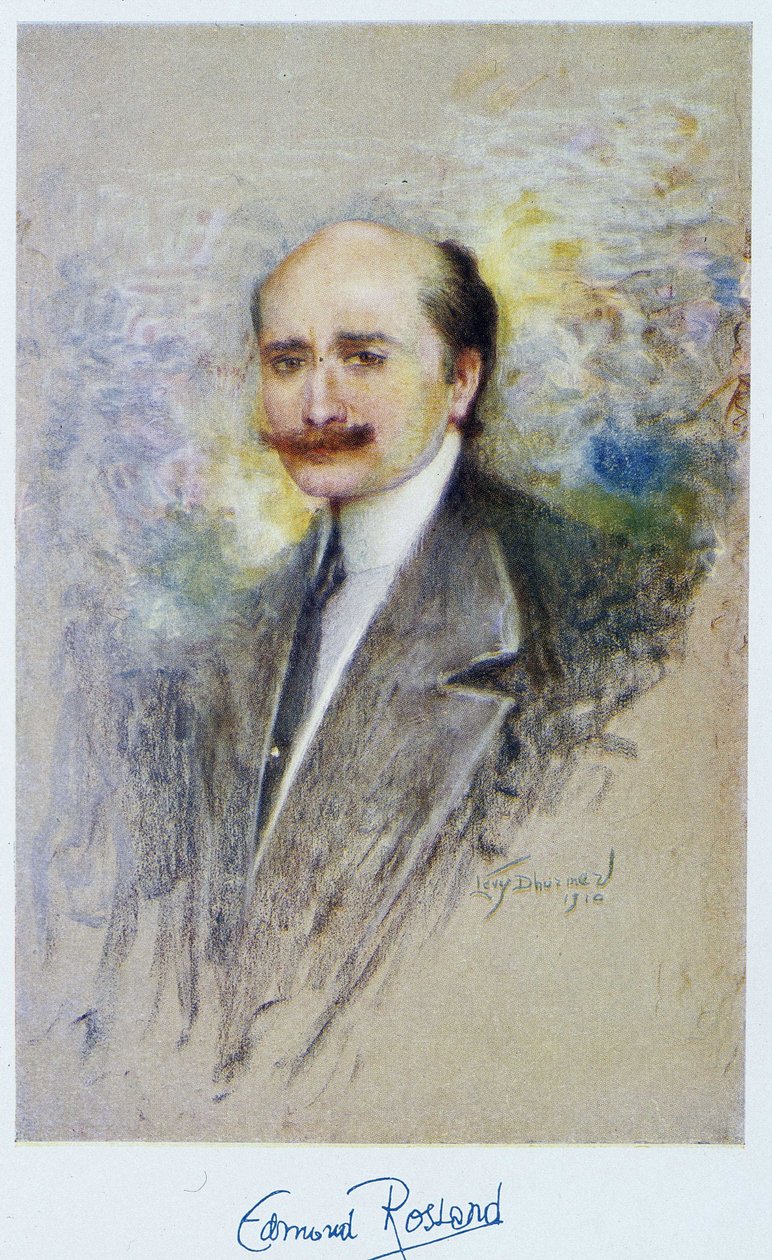 Retrato de Edmond Rostand en 1910 de French School