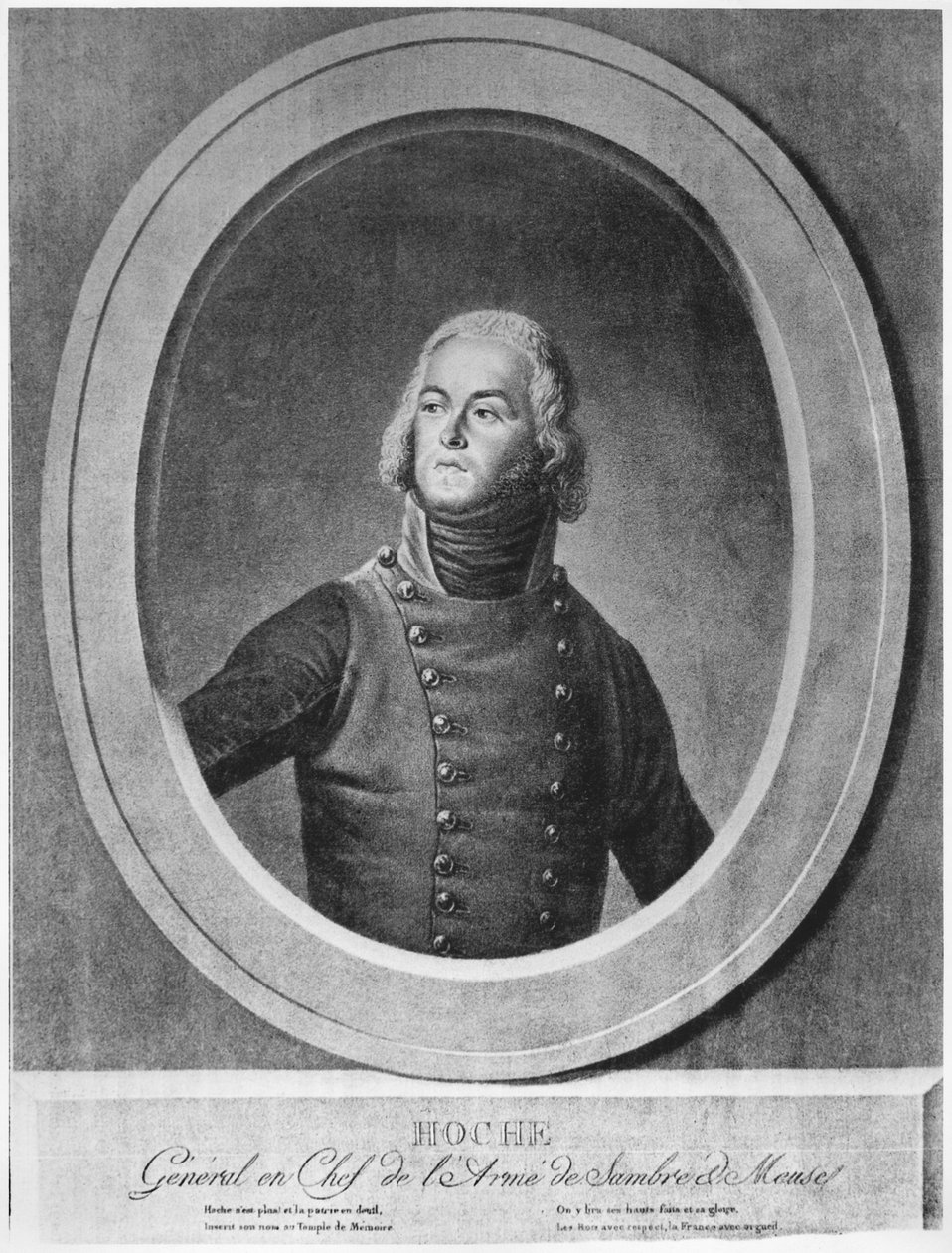 Retrato del General Louis Lazare Hoche de French School