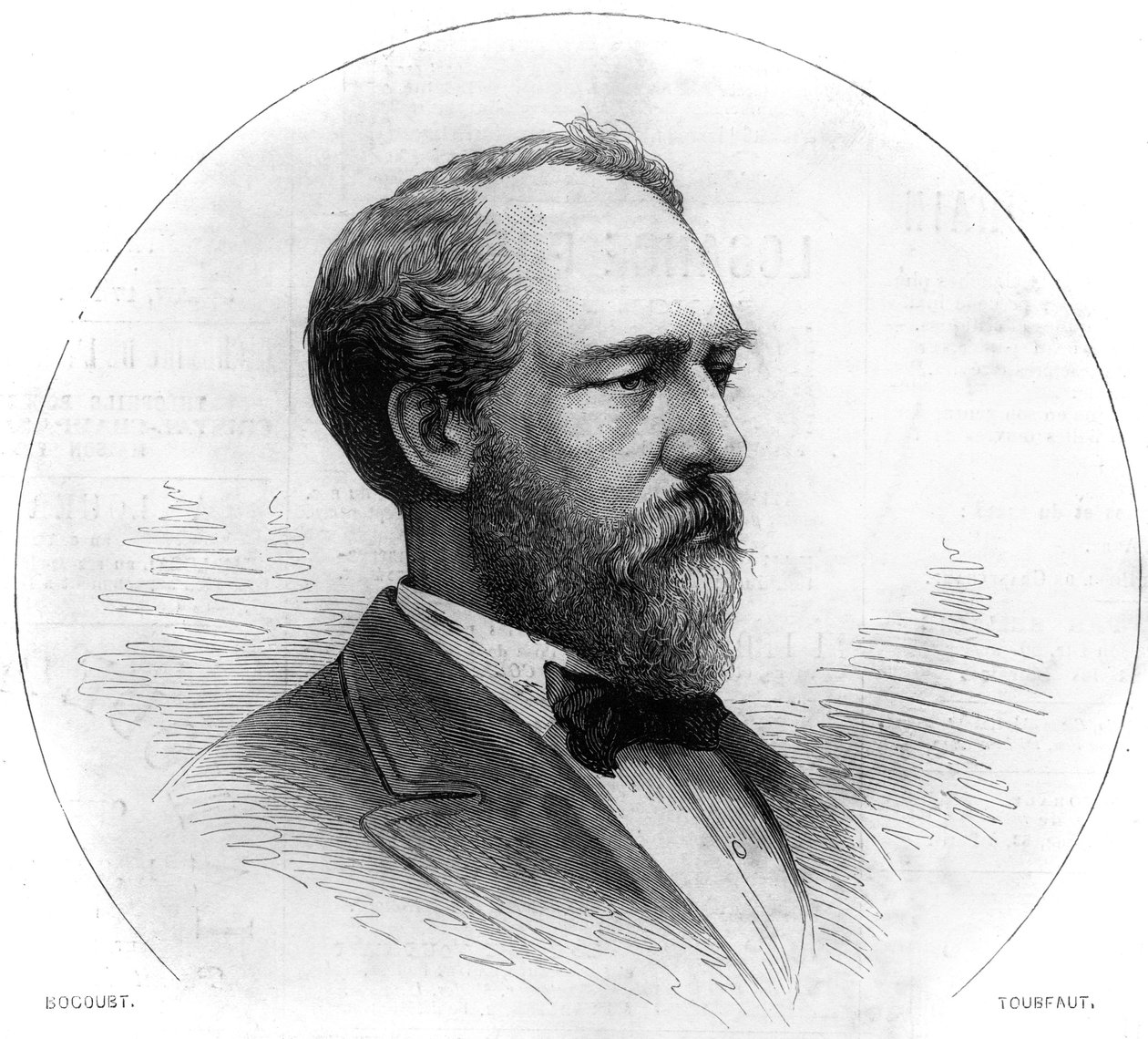 Retrato de James Abram Garfield de French School
