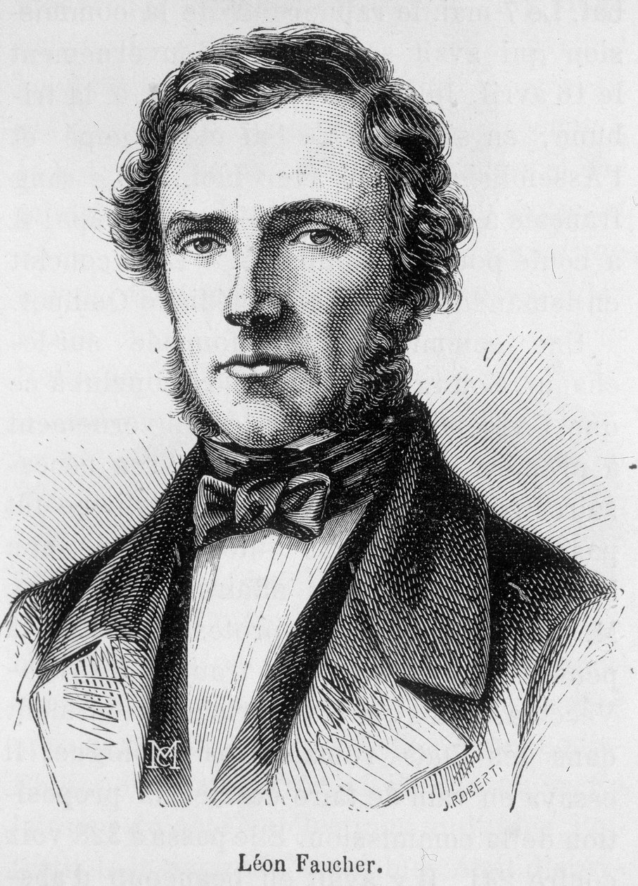 Retrato de Léon Faucher. de French School