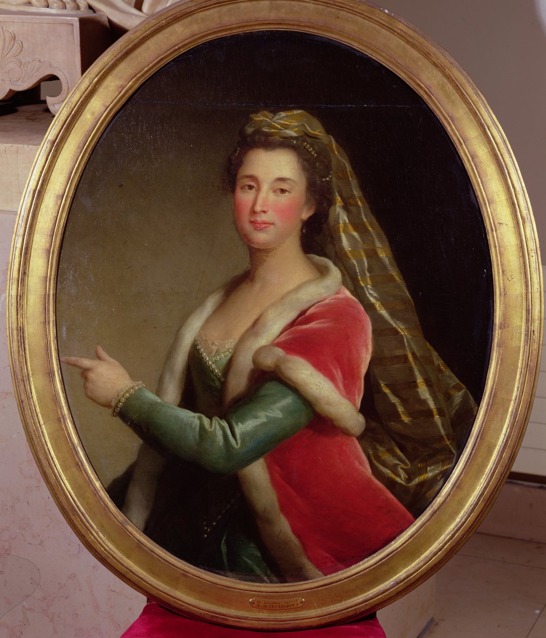 Retrato de Madame Champmesle (1642-98) de French School