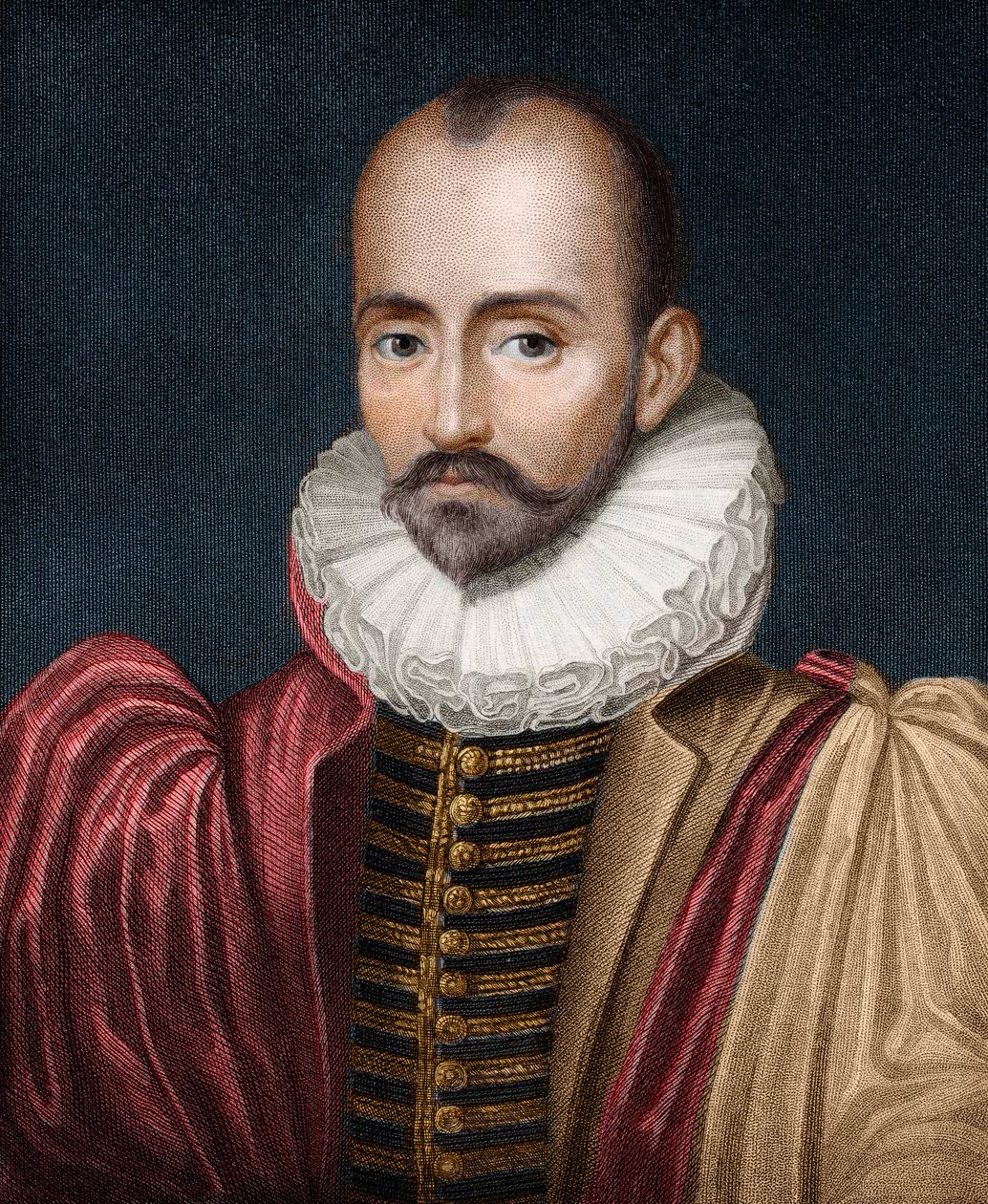 Retrato de Michel Eyquem de Montaigne de French School