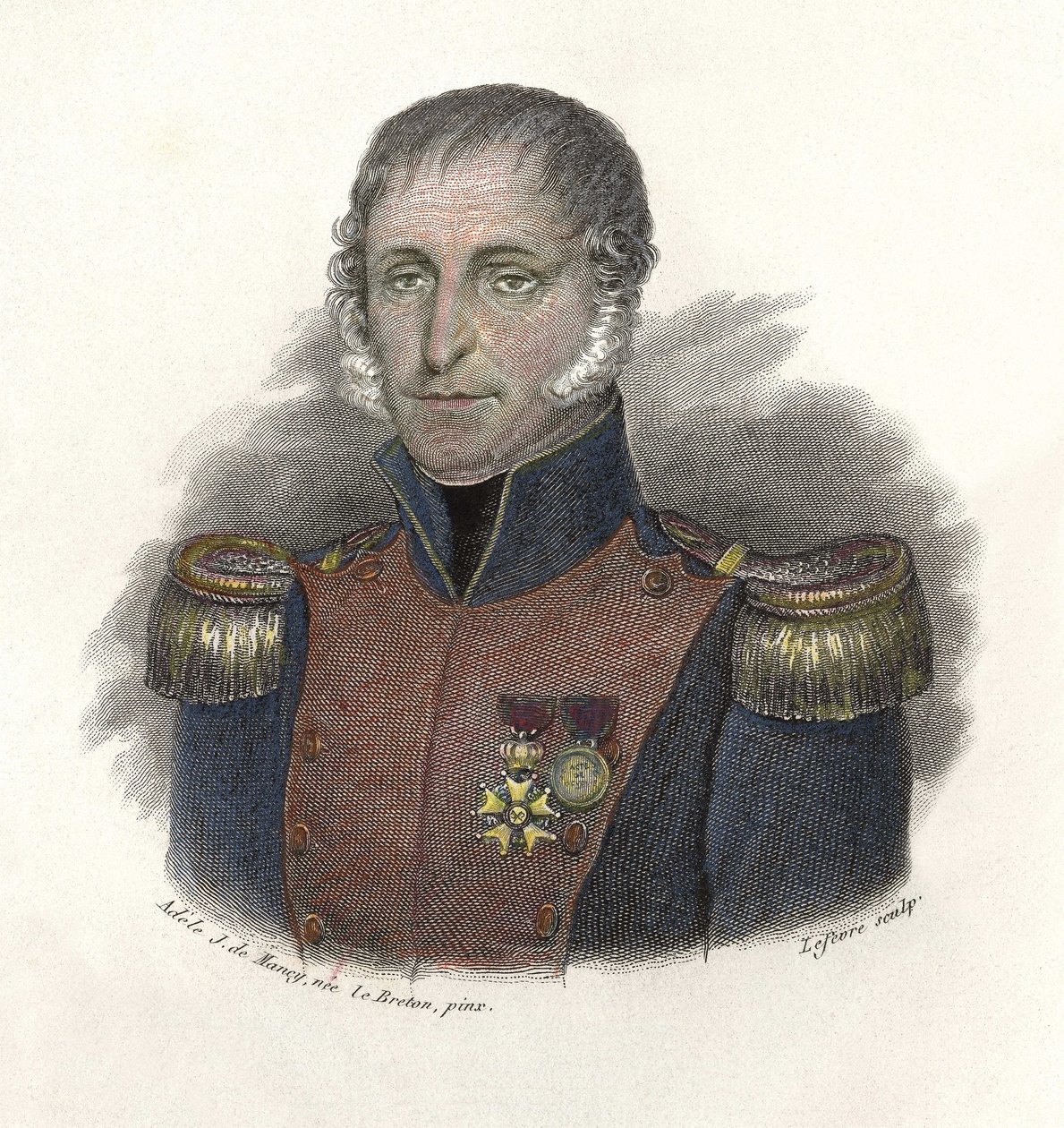 Retrato de Pierre Thomas Laurent Paillette de French School