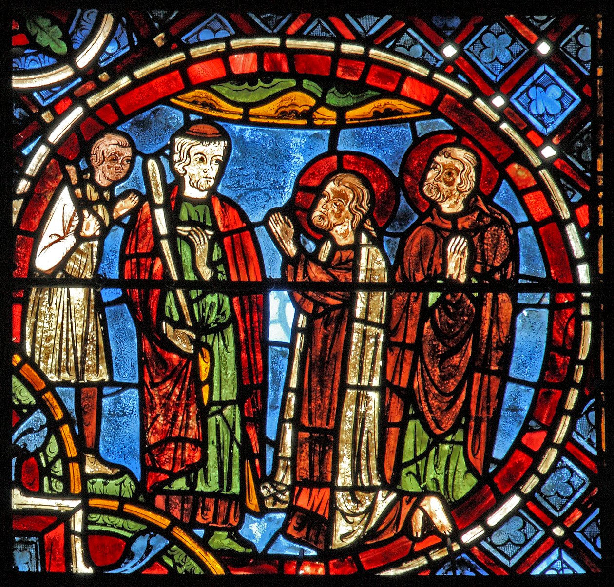 San Simón y San Judas imploran misericordia de French School