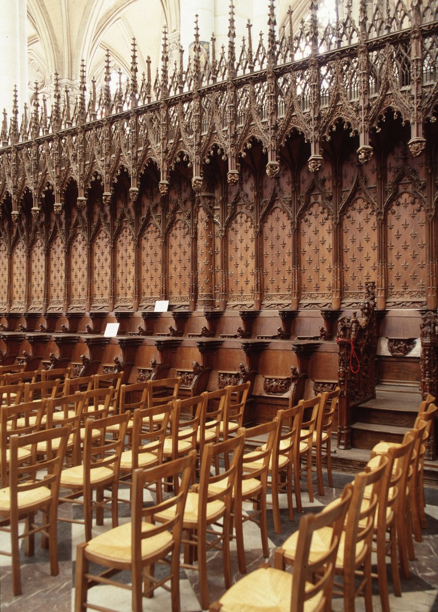 Sillería de la Catedral de Amiens de French School
