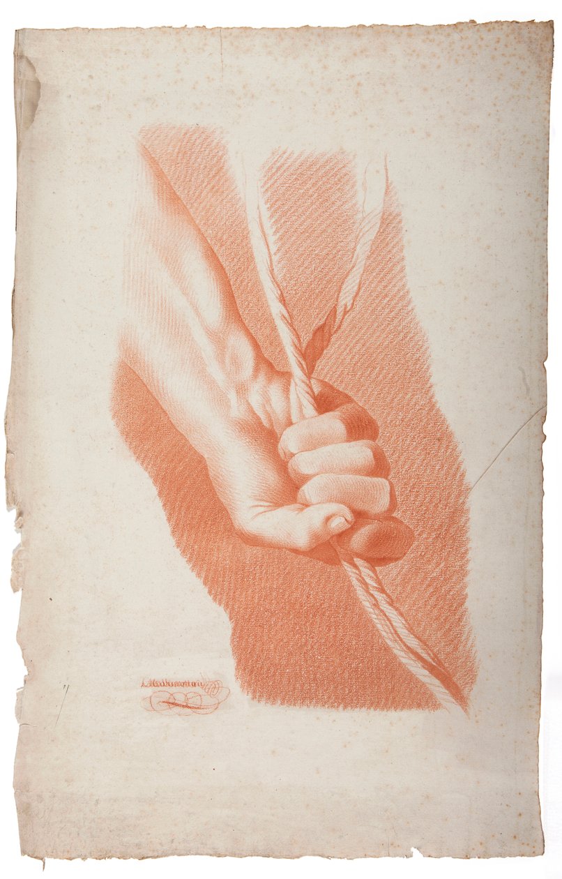 Estudio de una mano de French School