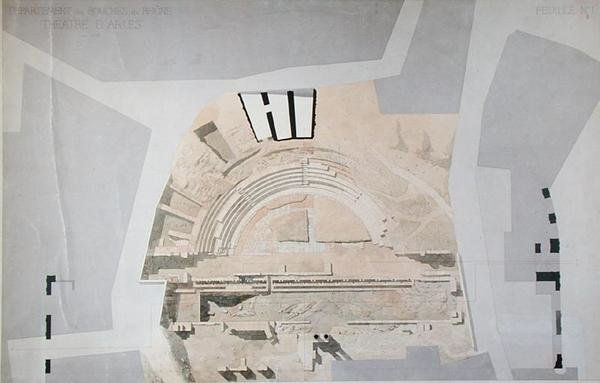 El Anfiteatro de Arles de French School