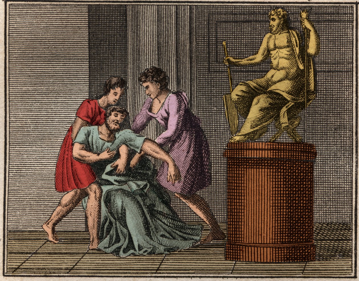La muerte de Demóstenes, 384-322 a.C. de French School