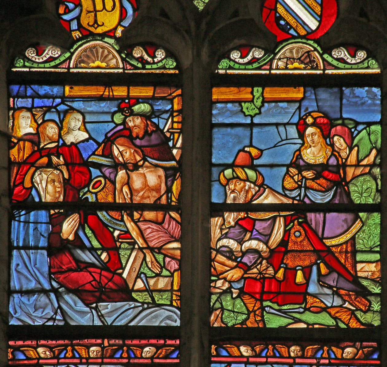 El Descendimiento de la Cruz de French School