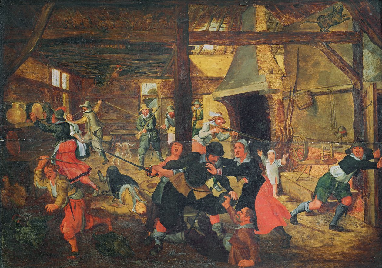 El saqueo de una granja de French School