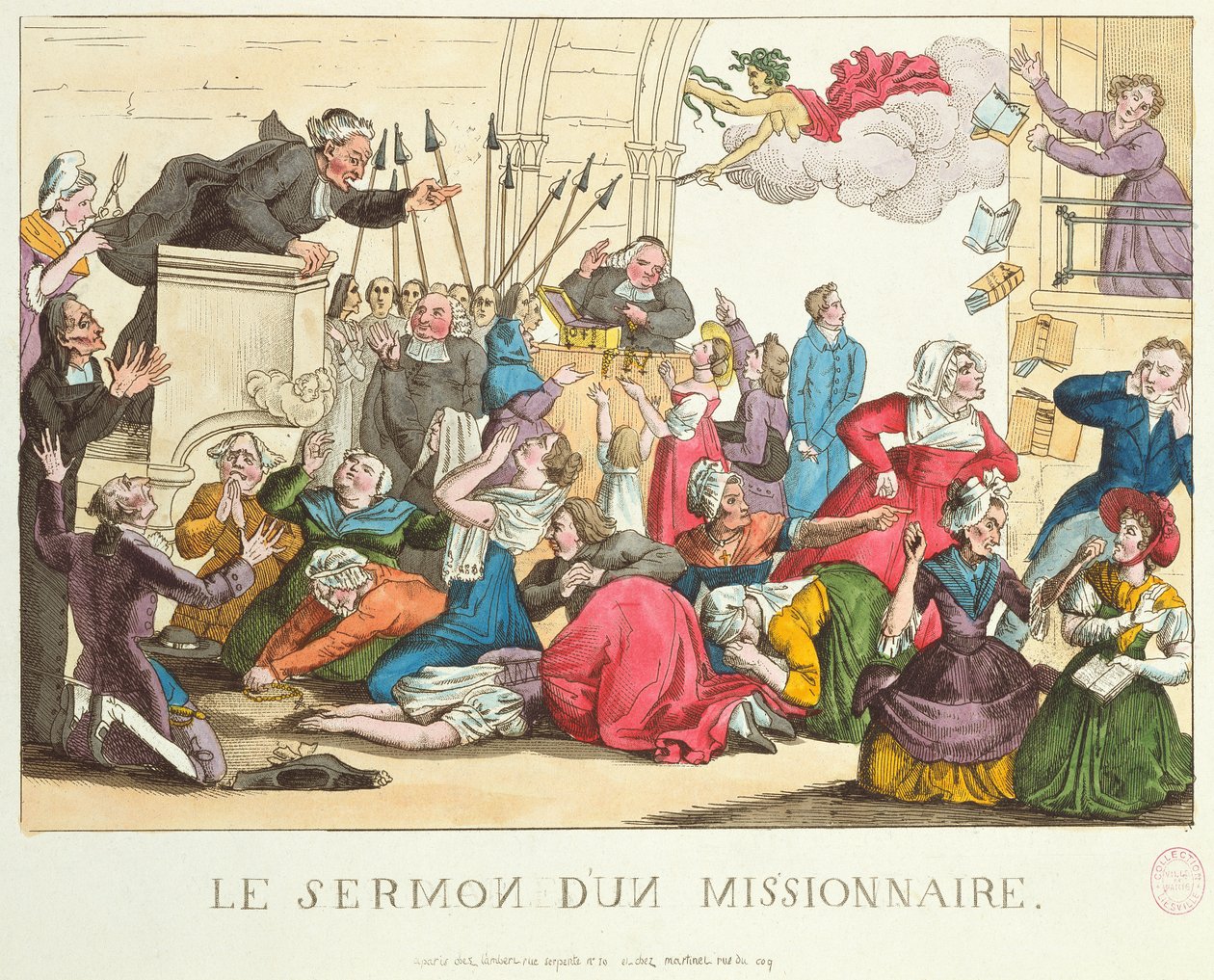 El sermón de un misionero de French School