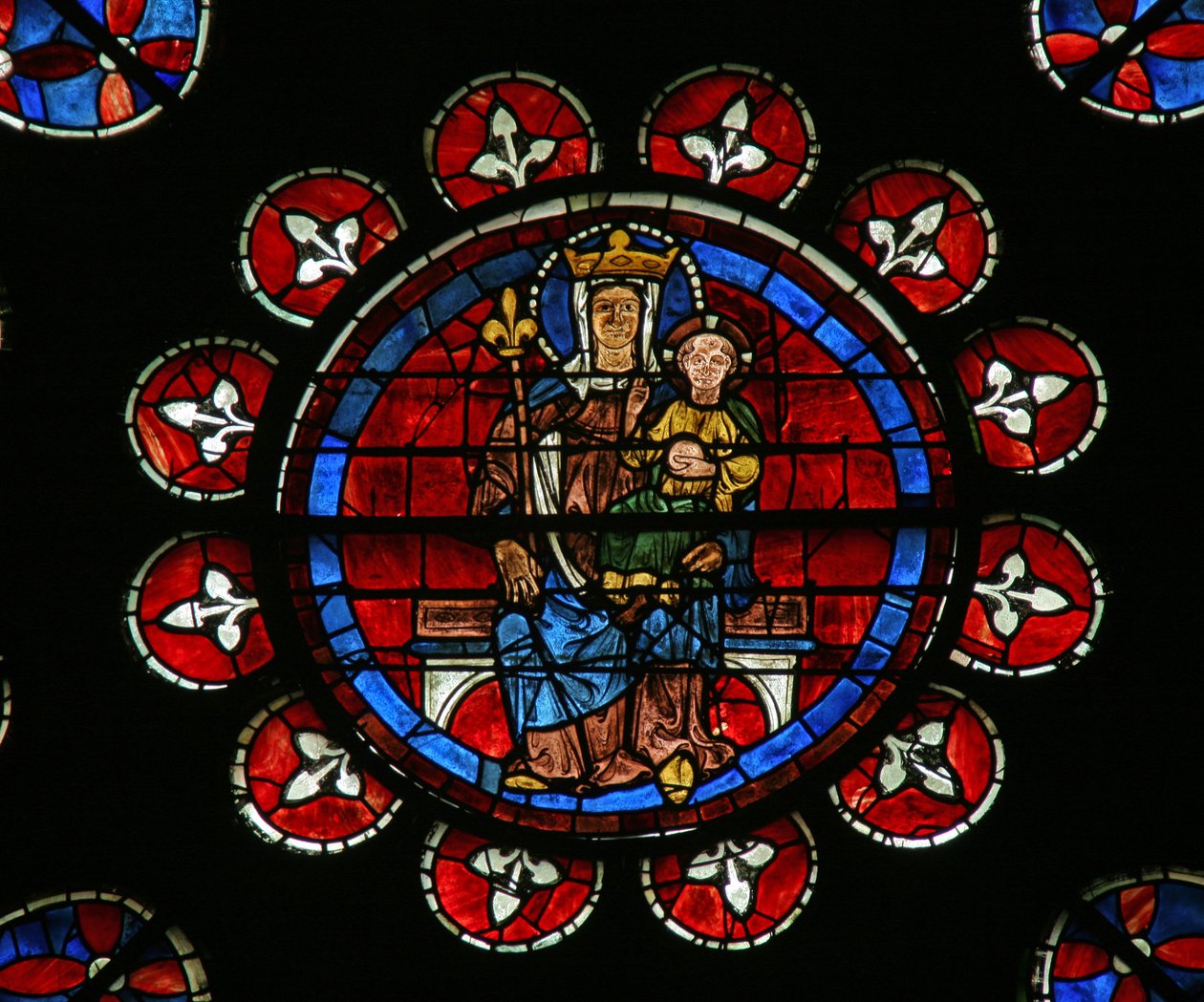 La Virgen y el Niño de French School