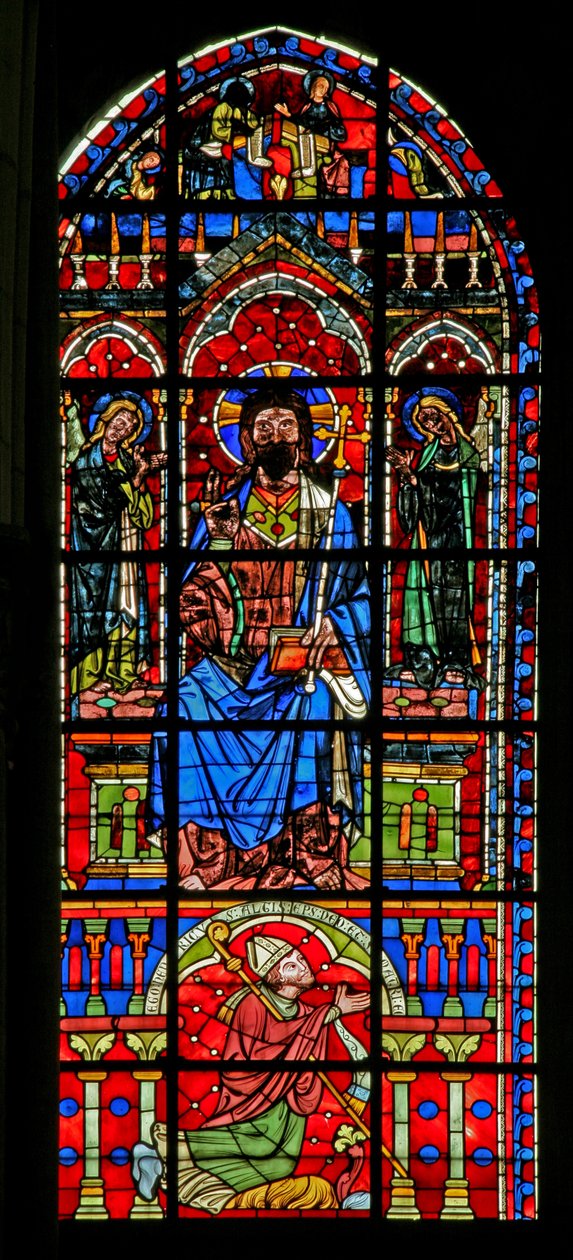 Ventana w100 con Cristo en Gloria de French School