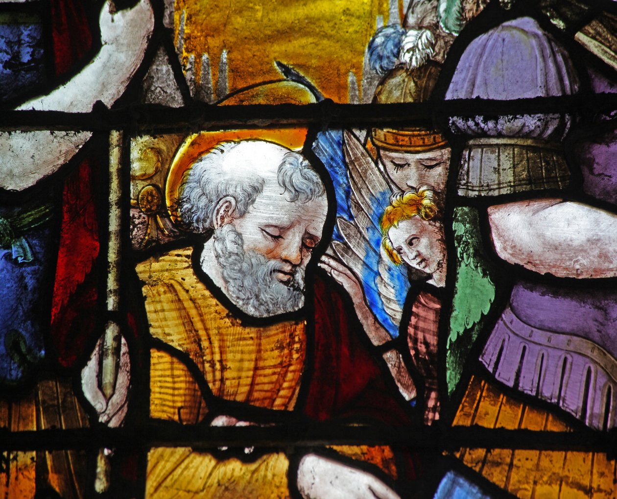 Ventana w13 que representa a San Pedro de French School