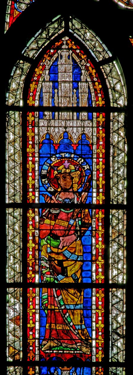 Ventana w208 que representa a Santa Cristina de French School