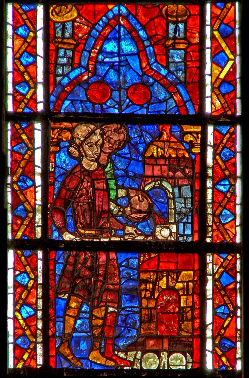 Ventana w212 que representa a donantes - panaderos de French School