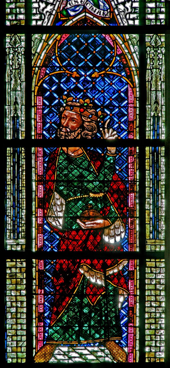 Ventana w214 que representa a Gaspar de French School