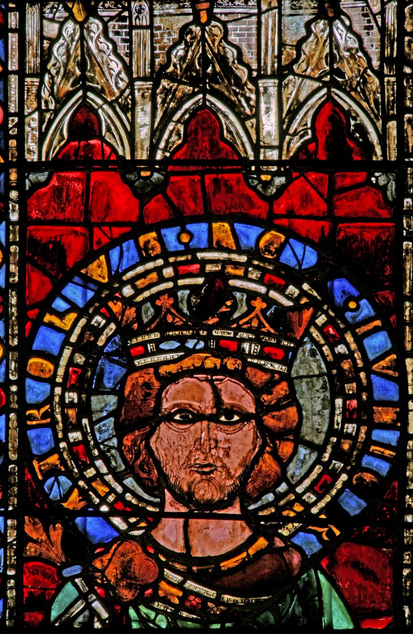 Ventana w7 que representa a Carlos (el Gordo) de French School