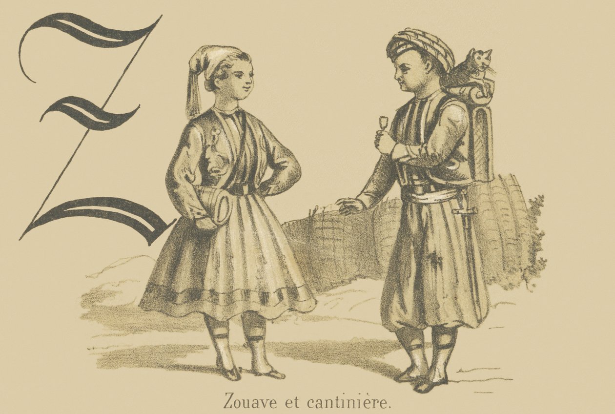 Z: Zuavo y cantinera de French School