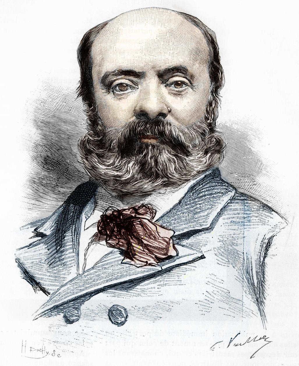 Retrato de Théodore Aubanel de French School