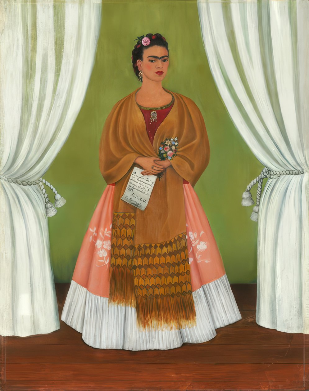 Autorretrato dedicado a León Trotsky de Frida Kahlo