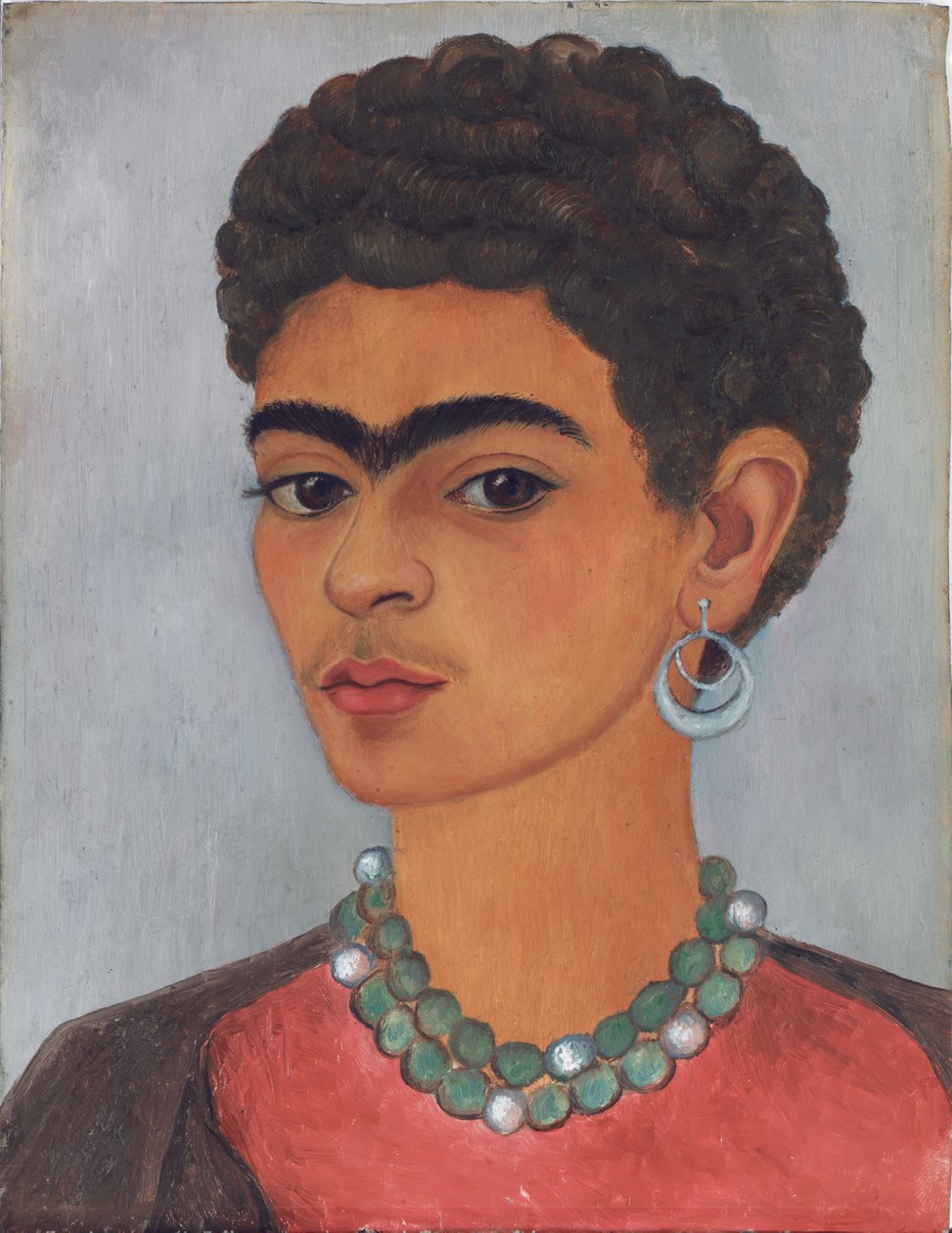 Autorretrato con pelo rizado de Frida Kahlo