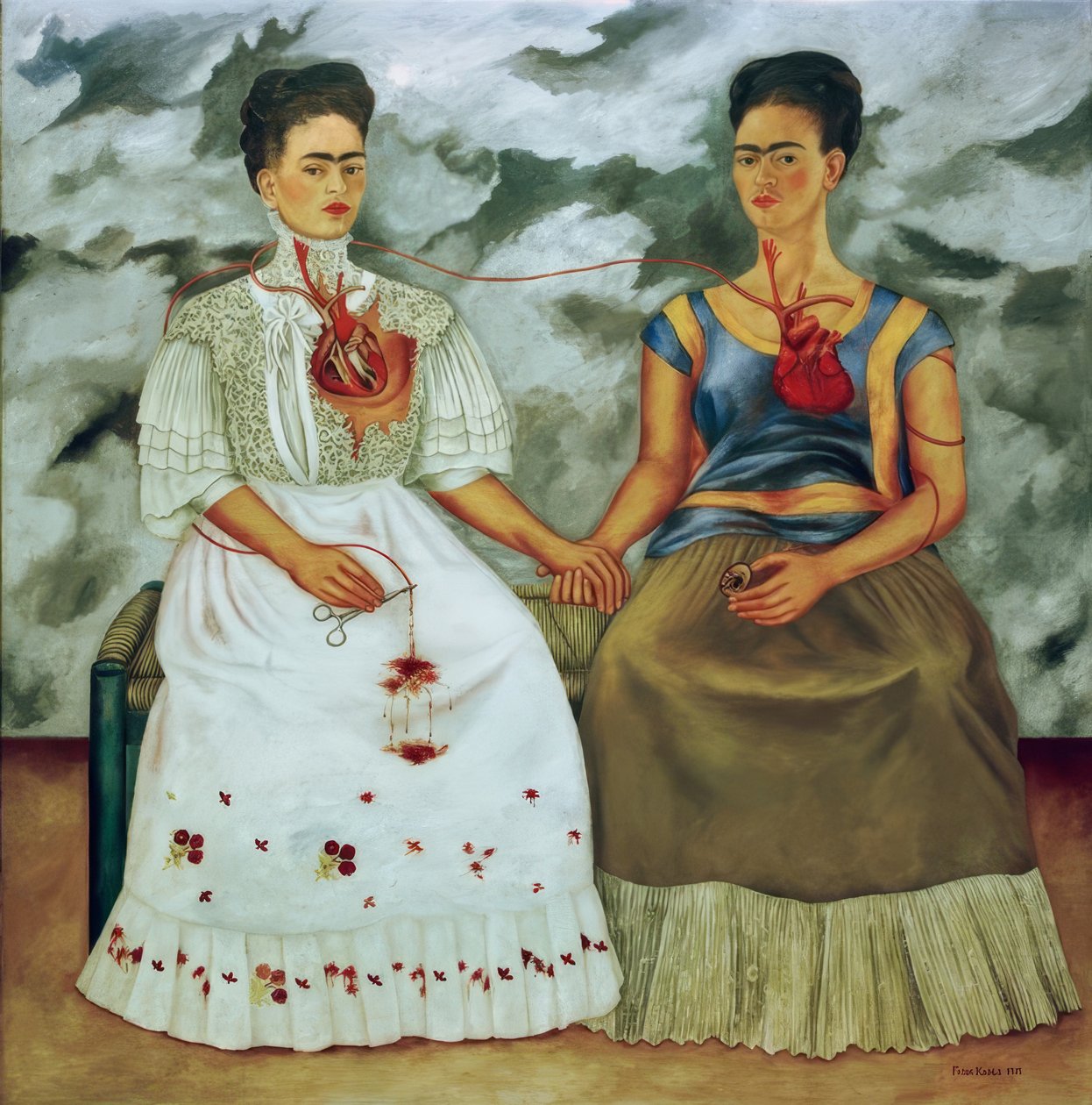 Las dos Fridas de Frida Kahlo