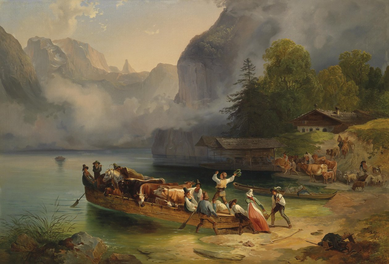 Königssee de Friedrich Gauermann
