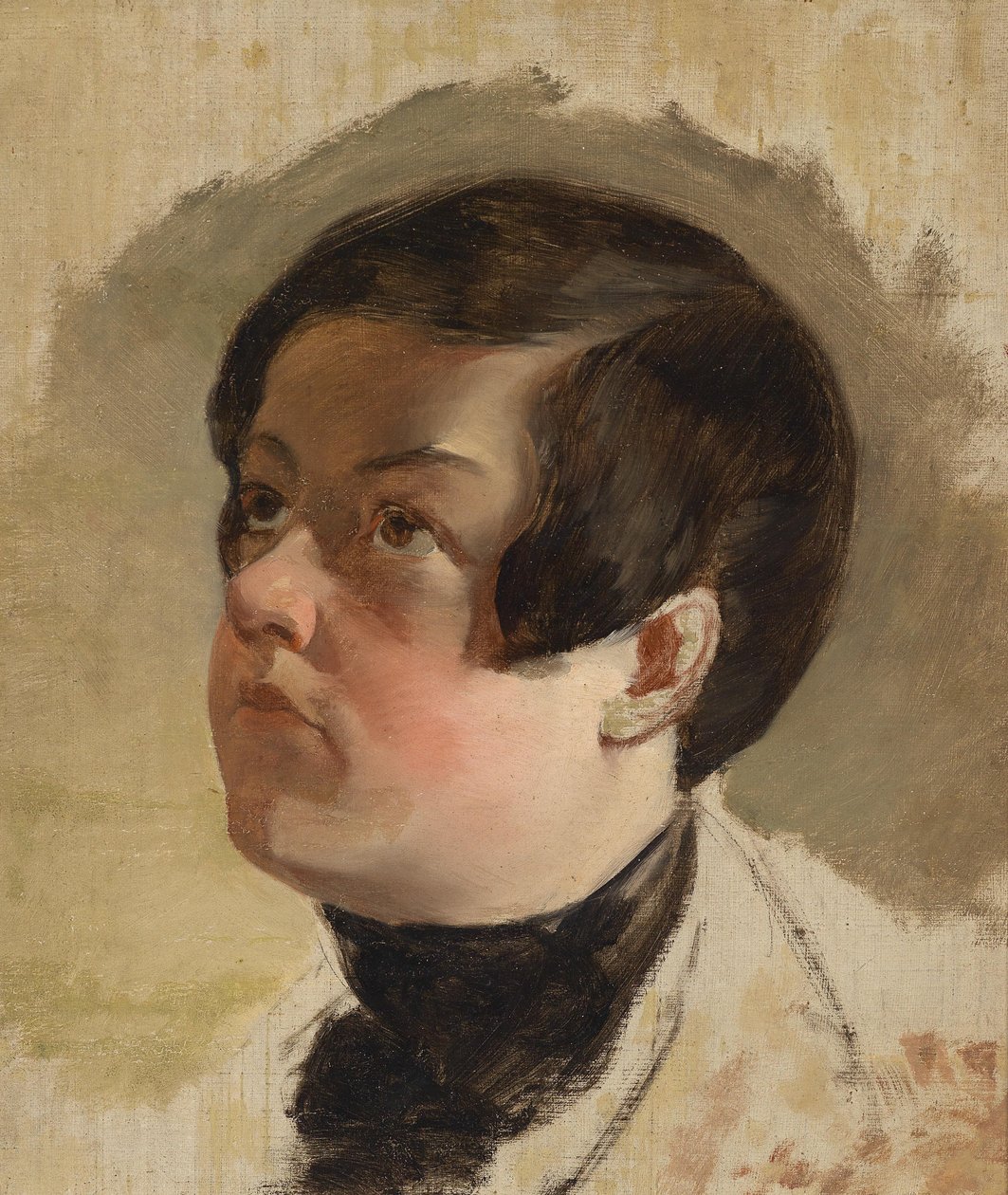 Estudio de una cabeza de niño de Friedrich von Amerling