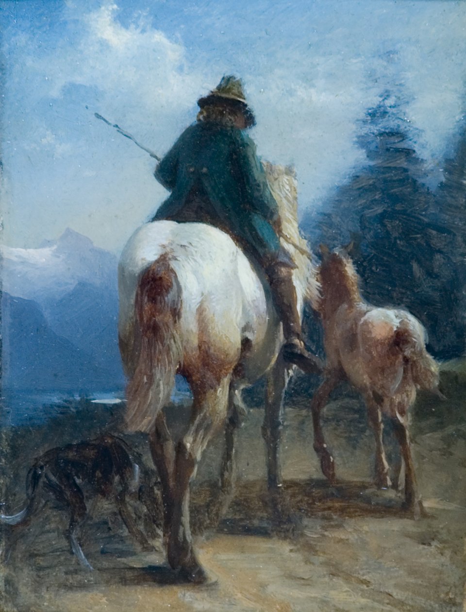 el regreso a casa de Friedrich August Mathias Gauermann