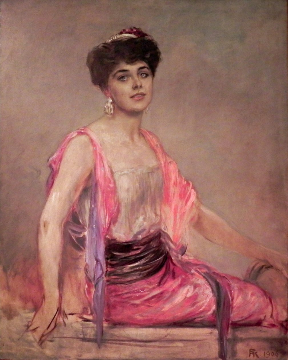 Kaulbach Geraldine Farrar de Friedrich August von Kaulbach