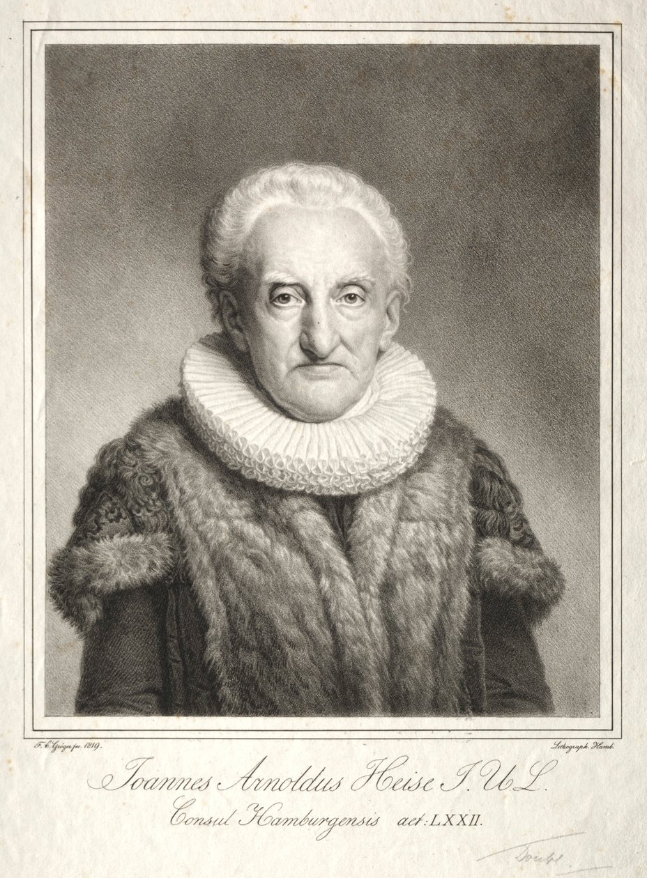 Johann Arnold Heise, 1819 de Friedrich Carl Groger