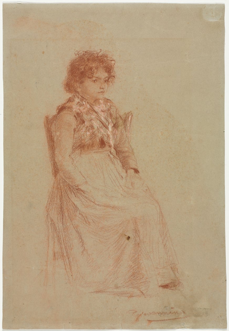 Peasant Woman de Friedrich Gauermann