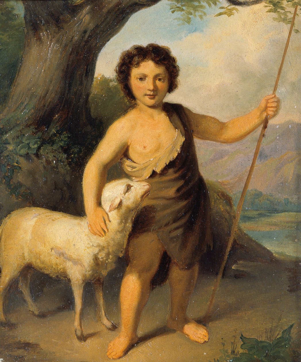 Juan el Bautista de niño de Friedrich Hasslwander