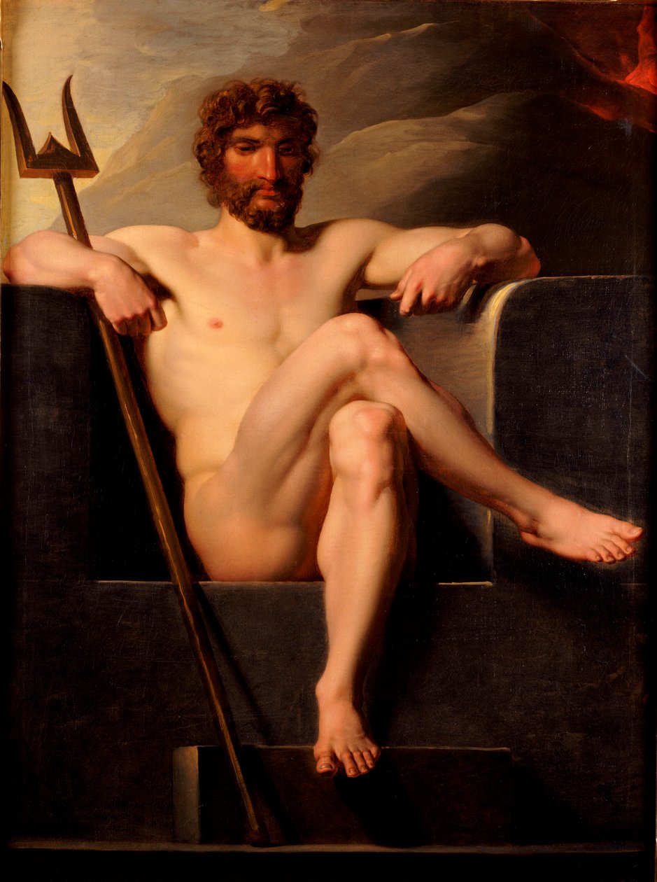 Poseidón entronizado de Friedrich Heinrich Fuger