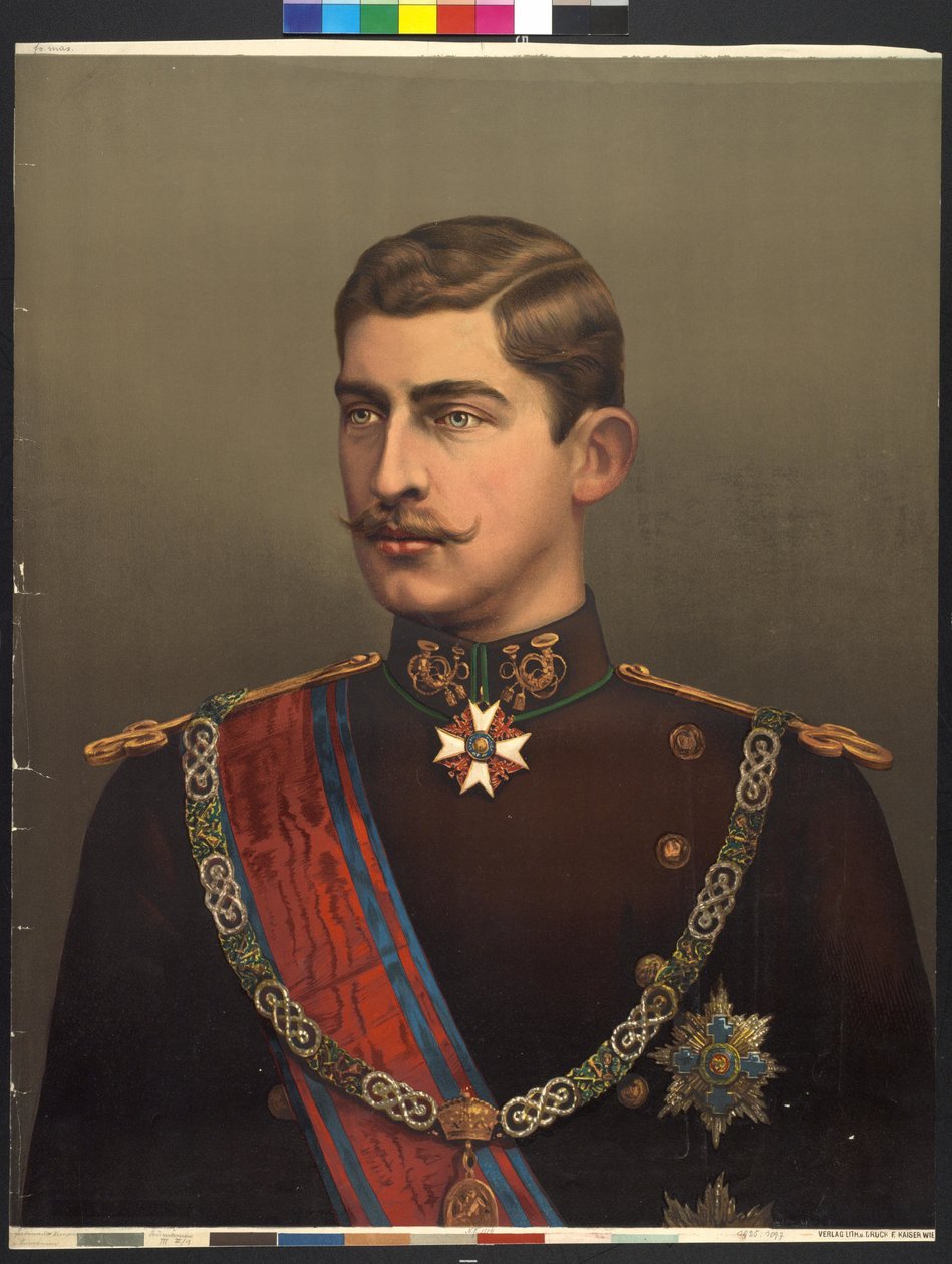 Rey de Rumanía Fernando I de Friedrich Kaiser
