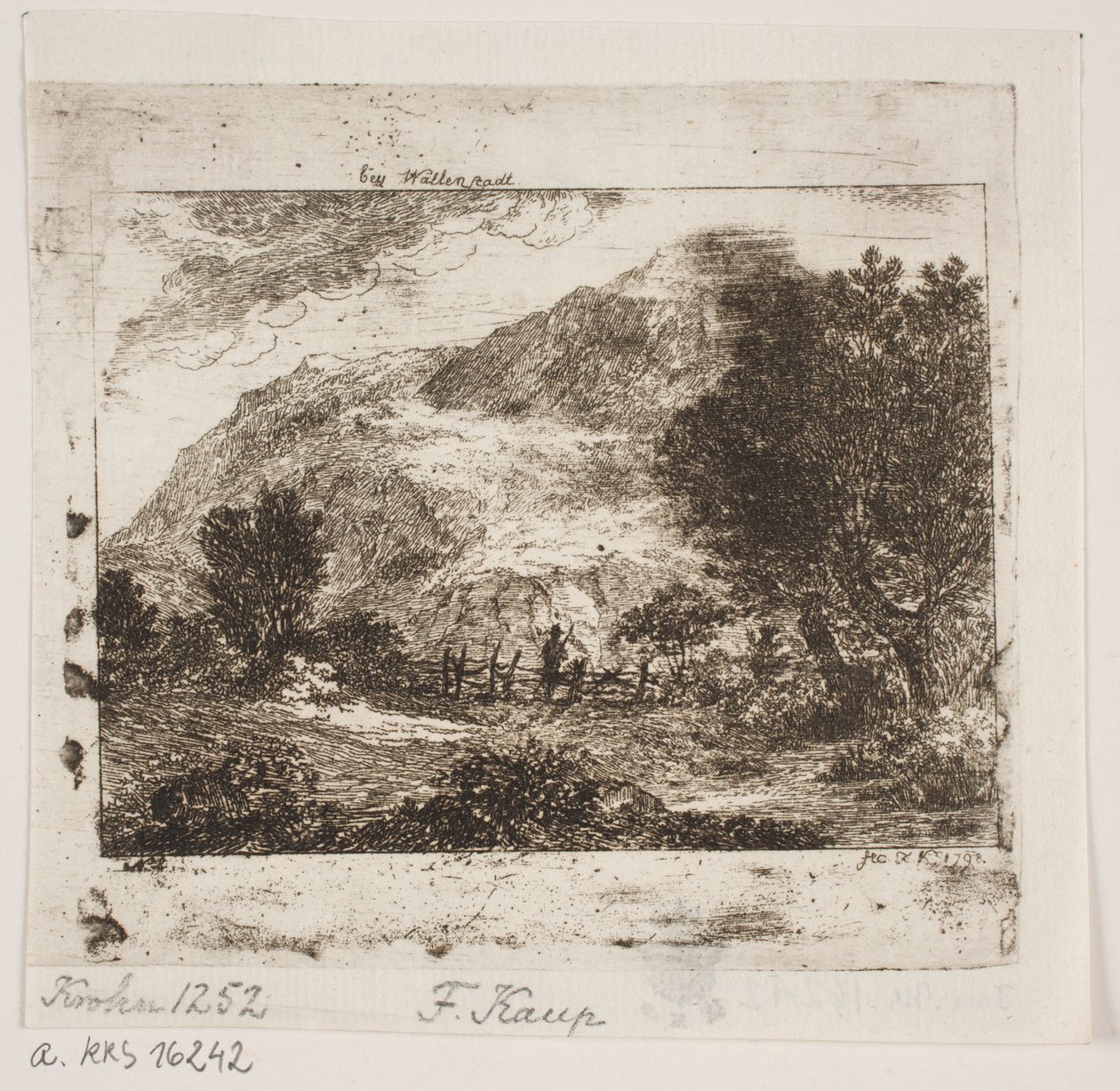 Paisaje en Wallenstadt de Friedrich Kaup