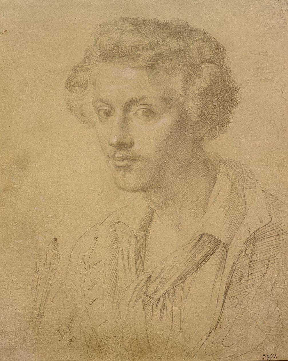 Friedrich Nerly (Autorretrato) de Friedrich Nerly