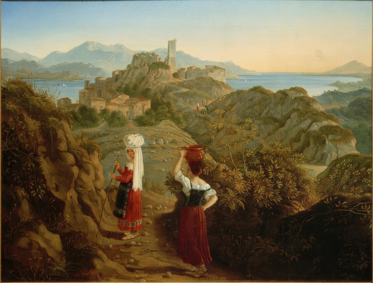 Paisaje italiano ideal de Friedrich Nerly