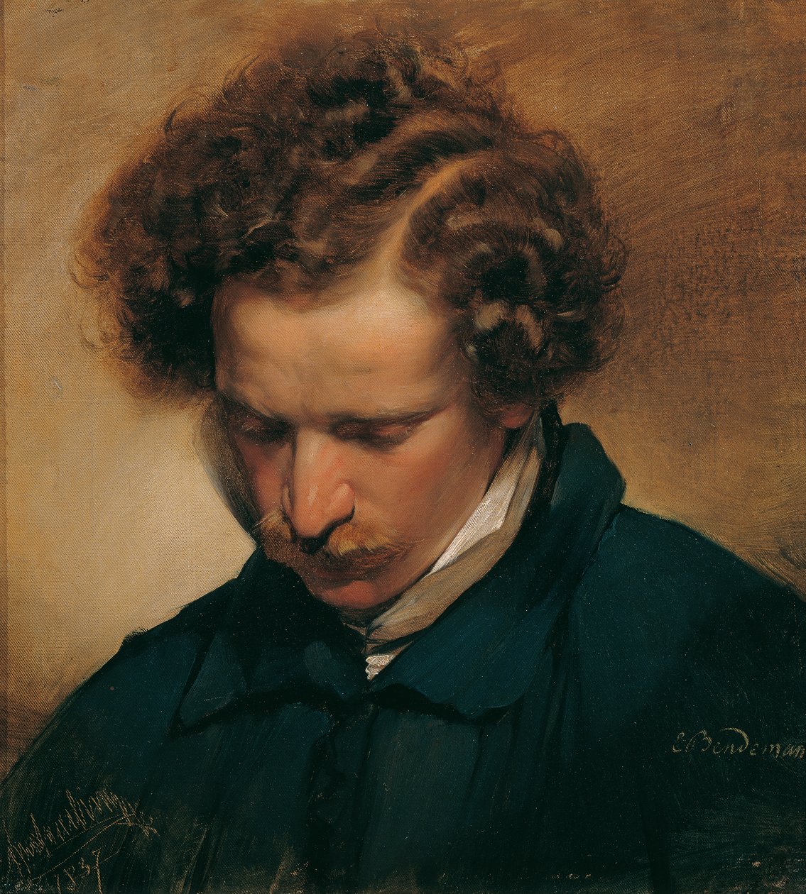 El pintor Eduard Bendemann de Friedrich von Amerling